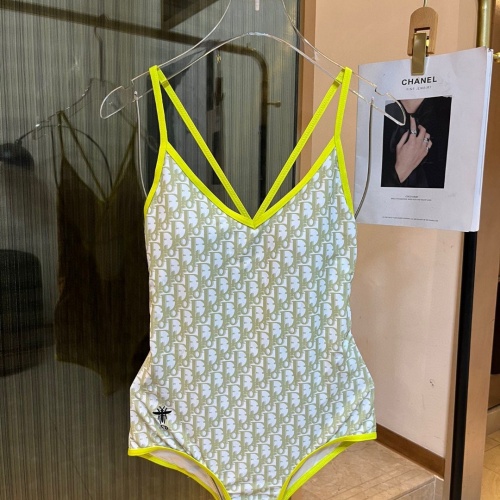 Cheap Christian Dior Bathing Suits Sleeveless For Women #1097969 Replica Wholesale [$48.00 USD] [ITEM#1097969] on Replica Christian Dior Bathing Suits