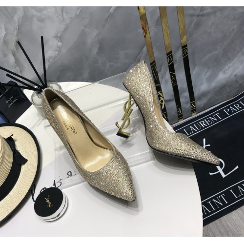Cheap Yves Saint Laurent YSL High-Heeled Shoes For Women #1097995 Replica Wholesale [$118.00 USD] [ITEM#1097995] on Replica Yves Saint Laurent YSL High-Heeled Shoes