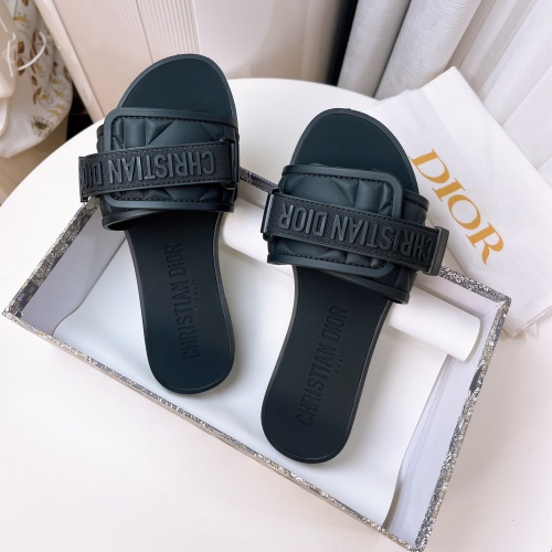 Cheap Christian Dior Slippers For Women #1098098 Replica Wholesale [$56.00 USD] [ITEM#1098098] on Replica Christian Dior Slippers