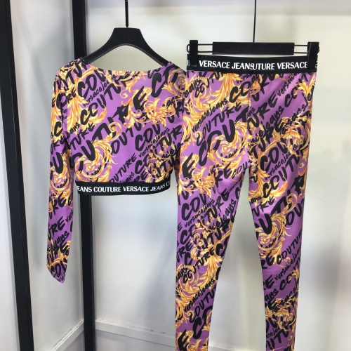 Cheap Versace Tracksuits Long Sleeved For Women #1098317 Replica Wholesale [$100.00 USD] [ITEM#1098317] on Replica Versace Tracksuits