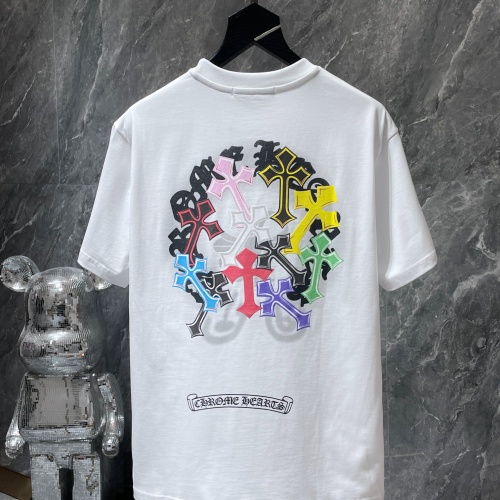 Cheap Chrome Hearts T-Shirts Short Sleeved For Unisex #1098772 Replica Wholesale [$36.00 USD] [ITEM#1098772] on Replica Chrome Hearts T-Shirts