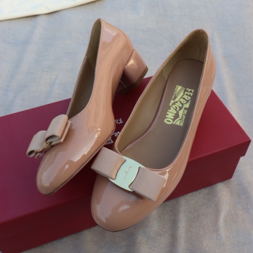 Cheap Salvatore Ferragamo Flat Shoes For Women #1099042 Replica Wholesale [$96.00 USD] [ITEM#1099042] on Replica Salvatore Ferragamo Flat Shoes