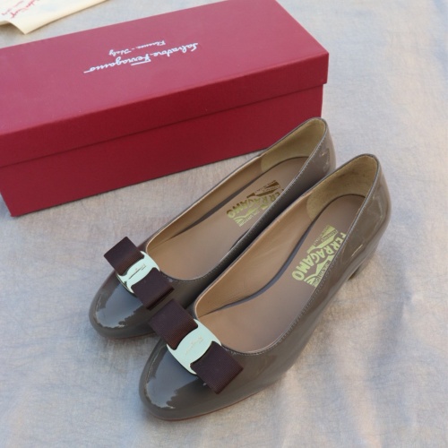 Cheap Salvatore Ferragamo Flat Shoes For Women #1099045 Replica Wholesale [$96.00 USD] [ITEM#1099045] on Replica Salvatore Ferragamo Flat Shoes