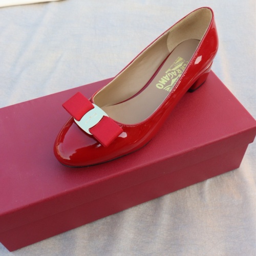 Cheap Salvatore Ferragamo Flat Shoes For Women #1099046 Replica Wholesale [$96.00 USD] [ITEM#1099046] on Replica Salvatore Ferragamo Flat Shoes