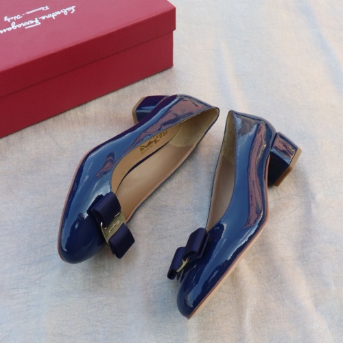 Cheap Salvatore Ferragamo Flat Shoes For Women #1099048 Replica Wholesale [$96.00 USD] [ITEM#1099048] on Replica Salvatore Ferragamo Flat Shoes