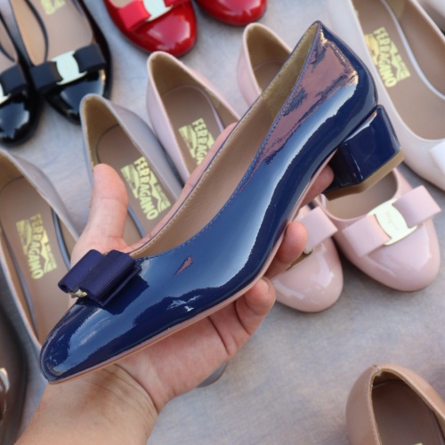 Cheap Salvatore Ferragamo Flat Shoes For Women #1099048 Replica Wholesale [$96.00 USD] [ITEM#1099048] on Replica Salvatore Ferragamo Flat Shoes