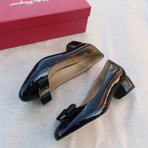 Cheap Salvatore Ferragamo Flat Shoes For Women #1099049 Replica Wholesale [$96.00 USD] [ITEM#1099049] on Replica Salvatore Ferragamo Flat Shoes