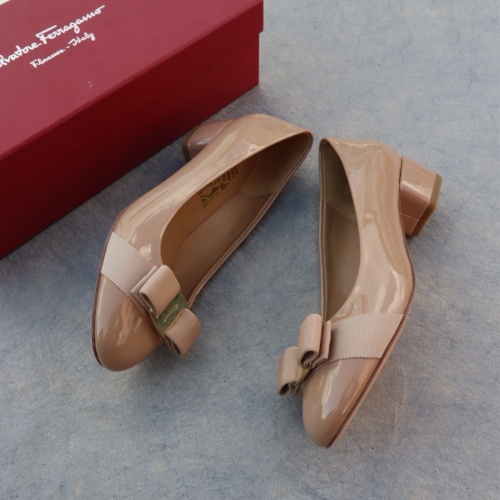 Cheap Salvatore Ferragamo Flat Shoes For Women #1099052 Replica Wholesale [$96.00 USD] [ITEM#1099052] on Replica Salvatore Ferragamo Flat Shoes