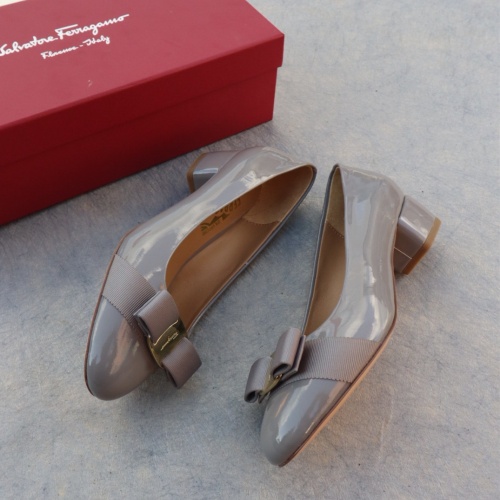 Cheap Salvatore Ferragamo Flat Shoes For Women #1099054 Replica Wholesale [$96.00 USD] [ITEM#1099054] on Replica Salvatore Ferragamo Flat Shoes