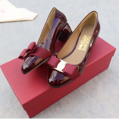 Cheap Salvatore Ferragamo Flat Shoes For Women #1099057 Replica Wholesale [$96.00 USD] [ITEM#1099057] on Replica Salvatore Ferragamo Flat Shoes