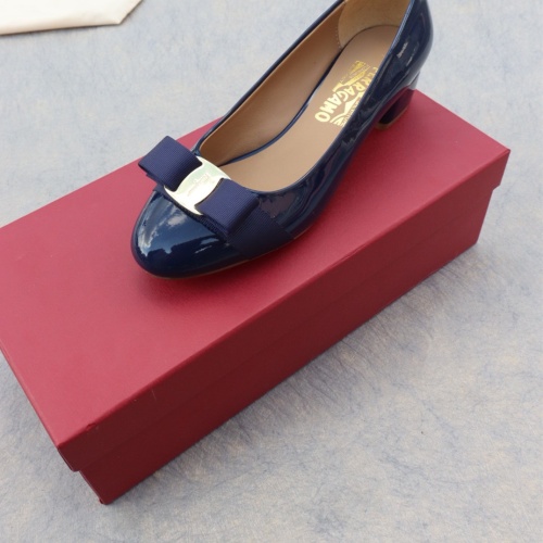 Cheap Salvatore Ferragamo Flat Shoes For Women #1099058 Replica Wholesale [$96.00 USD] [ITEM#1099058] on Replica Salvatore Ferragamo Flat Shoes