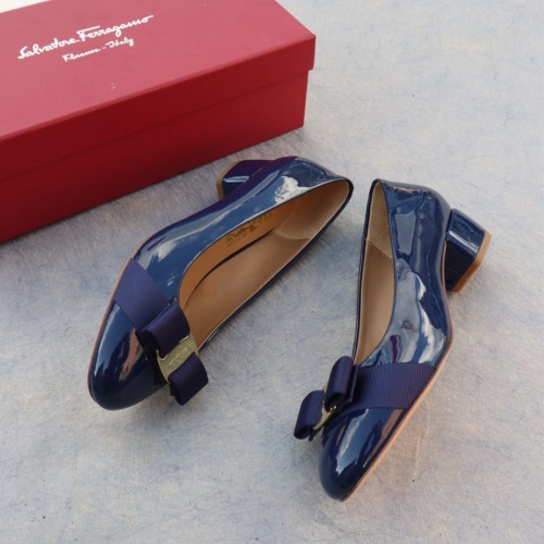 Cheap Salvatore Ferragamo Flat Shoes For Women #1099058 Replica Wholesale [$96.00 USD] [ITEM#1099058] on Replica Salvatore Ferragamo Flat Shoes