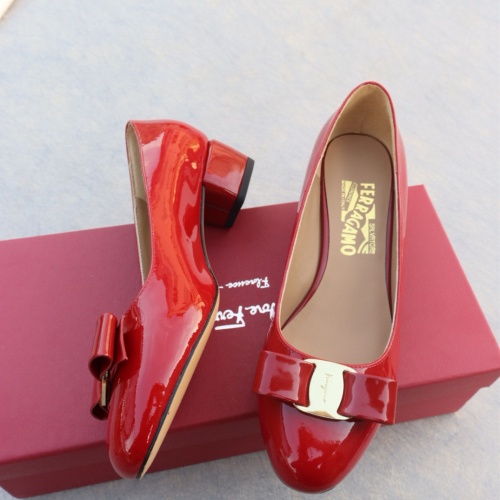 Cheap Salvatore Ferragamo Flat Shoes For Women #1099066 Replica Wholesale [$96.00 USD] [ITEM#1099066] on Replica Salvatore Ferragamo Flat Shoes