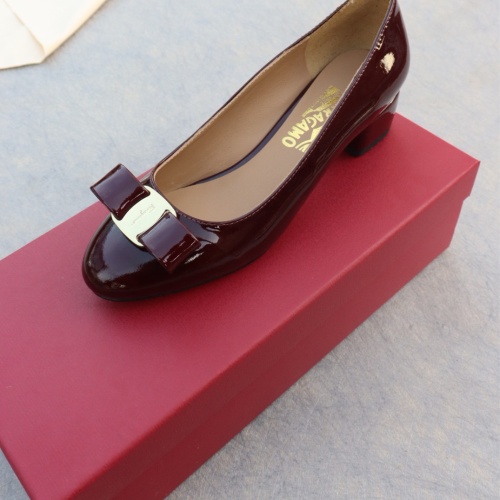 Cheap Salvatore Ferragamo Flat Shoes For Women #1099067 Replica Wholesale [$96.00 USD] [ITEM#1099067] on Replica Salvatore Ferragamo Flat Shoes