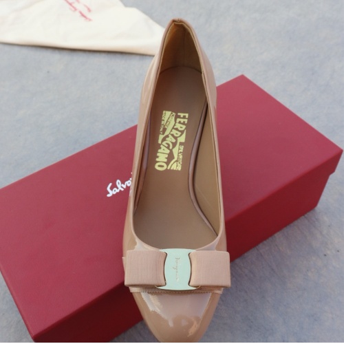 Cheap Salvatore Ferragamo High-Heeled Shoes For Women #1099082 Replica Wholesale [$96.00 USD] [ITEM#1099082] on Replica Salvatore Ferragamo High-Heeled Shoes