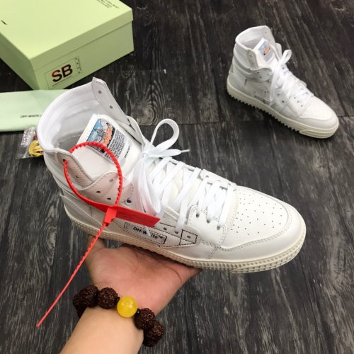 Cheap Off-White High Tops Shoes For Men #1099169 Replica Wholesale [$100.00 USD] [ITEM#1099169] on Replica Off-White High Tops Shoes
