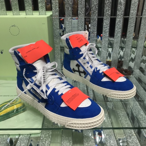 Cheap Off-White High Tops Shoes For Men #1099187 Replica Wholesale [$105.00 USD] [ITEM#1099187] on Replica Off-White High Tops Shoes