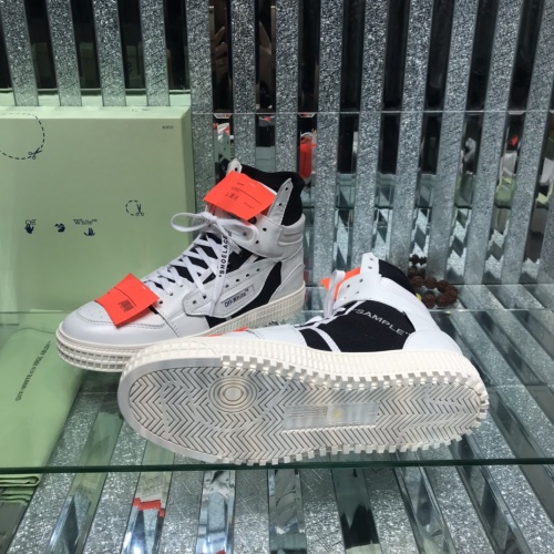 Cheap Off-White High Tops Shoes For Men #1099201 Replica Wholesale [$105.00 USD] [ITEM#1099201] on Replica Off-White High Tops Shoes