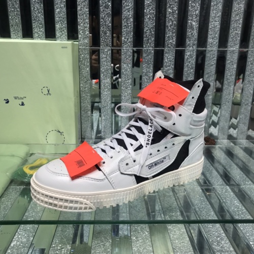Cheap Off-White High Tops Shoes For Women #1099202 Replica Wholesale [$105.00 USD] [ITEM#1099202] on Replica Off-White High Tops Shoes