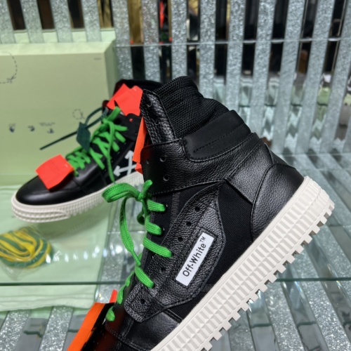Cheap Off-White High Tops Shoes For Men #1099209 Replica Wholesale [$105.00 USD] [ITEM#1099209] on Replica Off-White High Tops Shoes