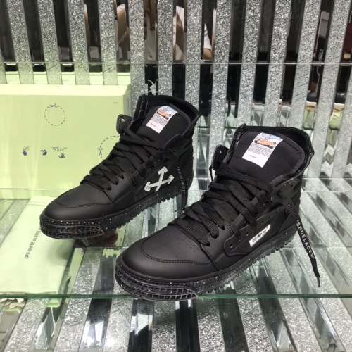 Cheap Off-White High Tops Shoes For Men #1099213 Replica Wholesale [$108.00 USD] [ITEM#1099213] on Replica Off-White High Tops Shoes