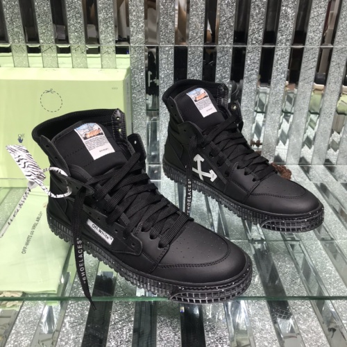 Cheap Off-White High Tops Shoes For Women #1099214 Replica Wholesale [$108.00 USD] [ITEM#1099214] on Replica Off-White High Tops Shoes