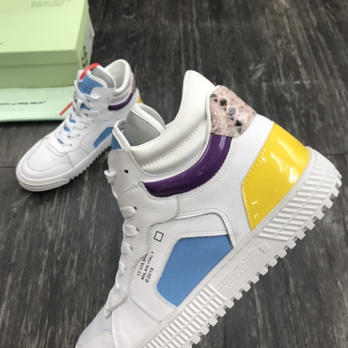Cheap Off-White High Tops Shoes For Men #1099216 Replica Wholesale [$102.00 USD] [ITEM#1099216] on Replica Off-White High Tops Shoes