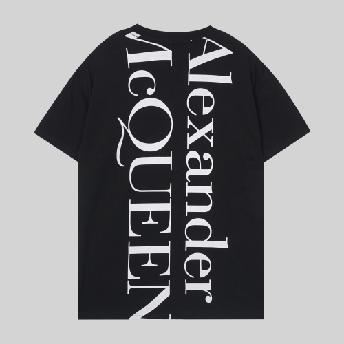 Cheap Alexander McQueen T-shirts Short Sleeved For Unisex #1099393 Replica Wholesale [$32.00 USD] [ITEM#1099393] on Replica Alexander McQueen T-shirts