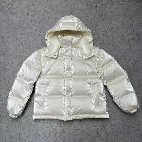 Cheap Moncler Down Feather Coat Long Sleeved For Women #1099765 Replica Wholesale [$160.00 USD] [ITEM#1099765] on Replica Moncler Down Feather Coat
