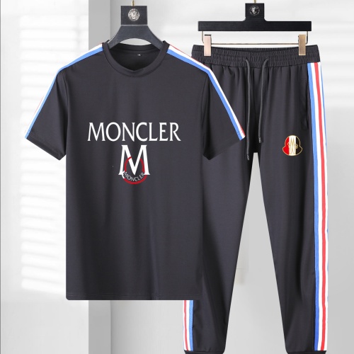 Cheap Moncler Tracksuits Short Sleeved For Men #1100007 Replica Wholesale [$80.00 USD] [ITEM#1100007] on Replica Moncler Tracksuits