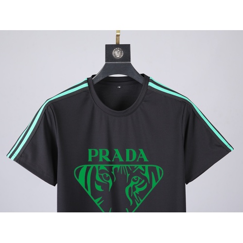 Cheap Prada Tracksuits Short Sleeved For Men #1100009 Replica Wholesale [$80.00 USD] [ITEM#1100009] on Replica Prada Tracksuits