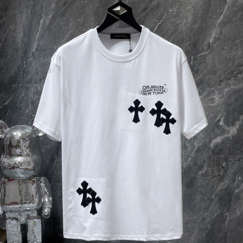 Cheap Chrome Hearts T-Shirts Short Sleeved For Unisex #1100011 Replica Wholesale [$34.00 USD] [ITEM#1100011] on Replica Chrome Hearts T-Shirts