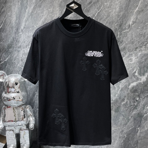 Cheap Chrome Hearts T-Shirts Short Sleeved For Unisex #1100012 Replica Wholesale [$34.00 USD] [ITEM#1100012] on Replica Chrome Hearts T-Shirts
