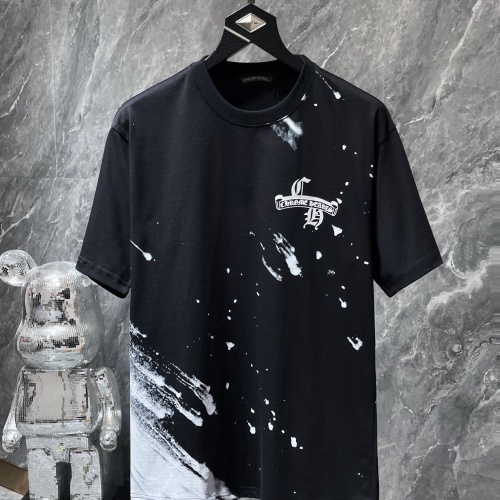 Cheap Chrome Hearts T-Shirts Short Sleeved For Unisex #1100015 Replica Wholesale [$34.00 USD] [ITEM#1100015] on Replica Chrome Hearts T-Shirts