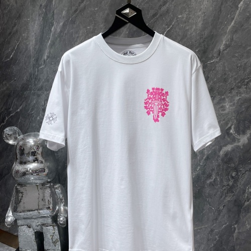 Cheap Chrome Hearts T-Shirts Short Sleeved For Unisex #1100017 Replica Wholesale [$34.00 USD] [ITEM#1100017] on Replica Chrome Hearts T-Shirts