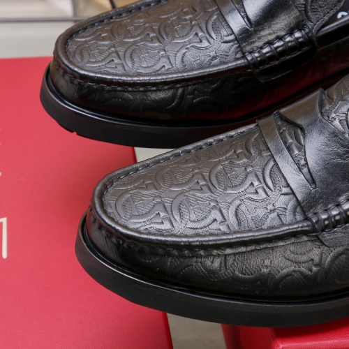 Cheap Salvatore Ferragamo Leather Shoes For Men #1100048 Replica Wholesale [$85.00 USD] [ITEM#1100048] on Replica Salvatore Ferragamo Leather Shoes