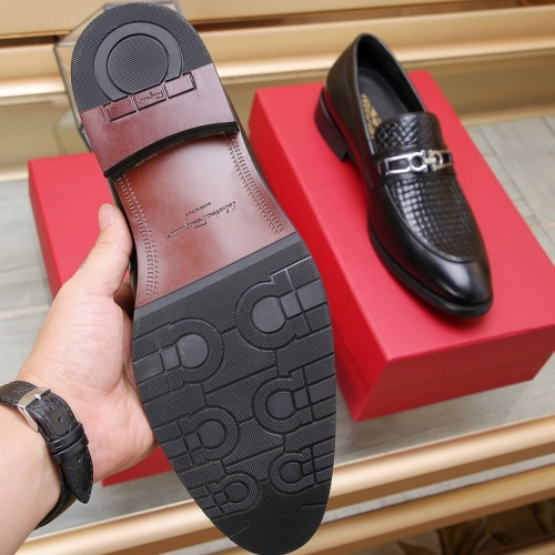 Cheap Salvatore Ferragamo Leather Shoes For Men #1100054 Replica Wholesale [$92.00 USD] [ITEM#1100054] on Replica Salvatore Ferragamo Leather Shoes