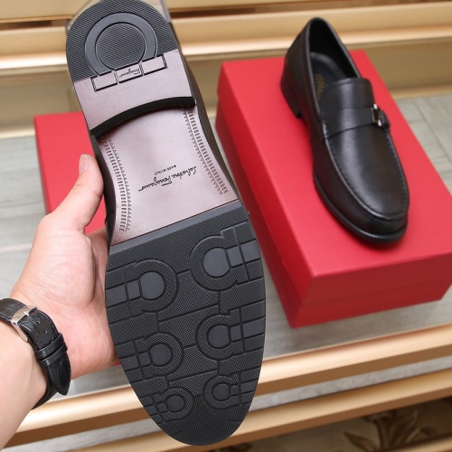 Cheap Salvatore Ferragamo Leather Shoes For Men #1100056 Replica Wholesale [$92.00 USD] [ITEM#1100056] on Replica Salvatore Ferragamo Leather Shoes