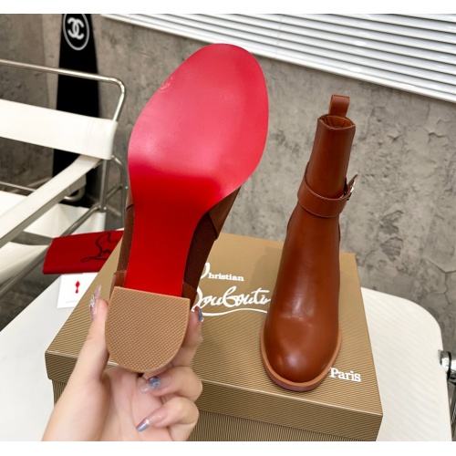 Cheap Christian Louboutin Boots For Women #1100867 Replica Wholesale [$108.00 USD] [ITEM#1100867] on Replica Christian Louboutin Boots