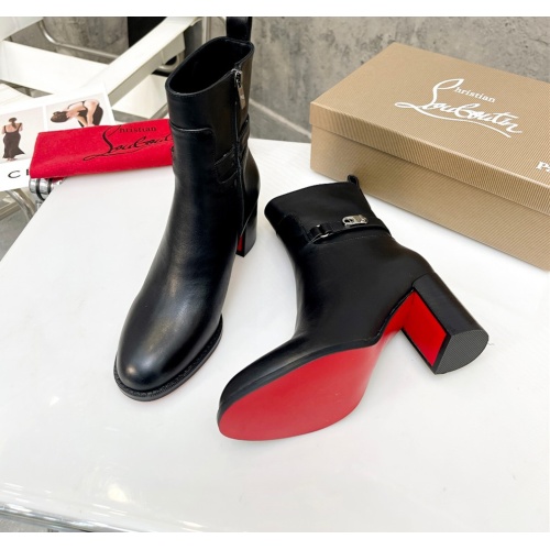 Cheap Christian Louboutin Boots For Women #1100877 Replica Wholesale [$112.00 USD] [ITEM#1100877] on Replica Christian Louboutin Boots