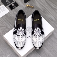 Cheap Versace Leather Shoes For Men #1091277 Replica Wholesale [$82.00 USD] [ITEM#1091277] on Replica Versace Leather Shoes