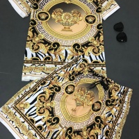 Cheap Versace Tracksuits Short Sleeved For Men #1091339 Replica Wholesale [$60.00 USD] [ITEM#1091339] on Replica Versace Tracksuits