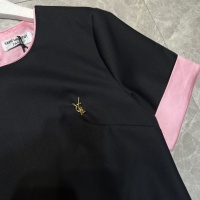 Cheap Yves Saint Laurent Dresses Short Sleeved For Women #1097922 Replica Wholesale [$82.00 USD] [ITEM#1097922] on Replica Yves Saint Laurent Dresses