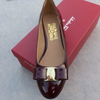 Cheap Salvatore Ferragamo Flat Shoes For Women #1099067 Replica Wholesale [$96.00 USD] [ITEM#1099067] on Replica Salvatore Ferragamo Flat Shoes