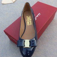 Cheap Salvatore Ferragamo Flat Shoes For Women #1099068 Replica Wholesale [$96.00 USD] [ITEM#1099068] on Replica Salvatore Ferragamo Flat Shoes