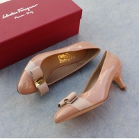 Cheap Salvatore Ferragamo High-Heeled Shoes For Women #1099083 Replica Wholesale [$96.00 USD] [ITEM#1099083] on Replica Salvatore Ferragamo High-Heeled Shoes