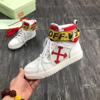 Cheap Off-White High Tops Shoes For Men #1099177 Replica Wholesale [$100.00 USD] [ITEM#1099177] on Replica Off-White High Tops Shoes