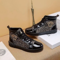 Cheap Versace High Tops Shoes For Men #1099954 Replica Wholesale [$88.00 USD] [ITEM#1099954] on Replica Versace High Tops Shoes