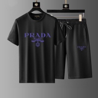 Prada Tracksuits Short Sleeved For Men #1100027