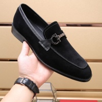 Cheap Salvatore Ferragamo Leather Shoes For Men #1100045 Replica Wholesale [$82.00 USD] [ITEM#1100045] on Replica Salvatore Ferragamo Leather Shoes